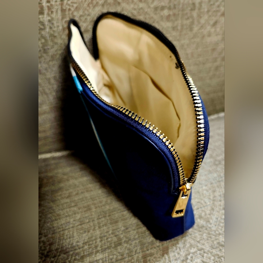 Nieman Marcus Velvet Tote and Cosmetic Bag Set - Picture 5 of 6